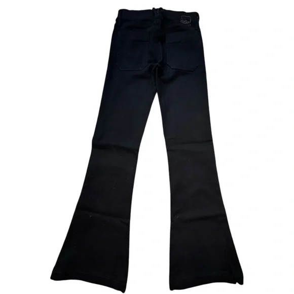 Goldsign Black High Rise Jeans with Smooth Finish - Picture 5 of 15
